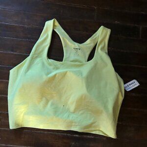 NEW yellow size extra large xl Bra womens underwear sports bra  athletic active